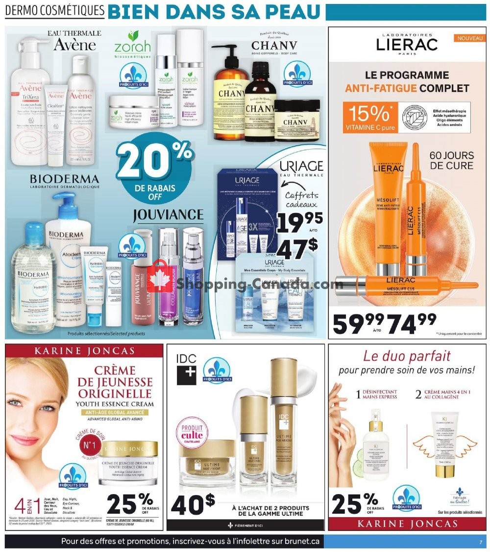 Brunet flyer from Thursday October 15, 2020 to Wednesday October 21, 2020 - page 7