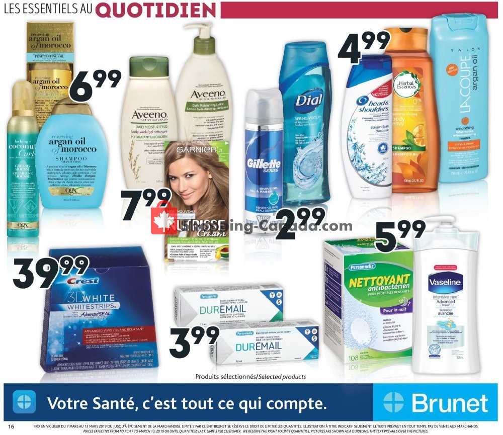 Brunet flyer from Thursday March 7, 2019 to Wednesday March 13, 2019 - page 16