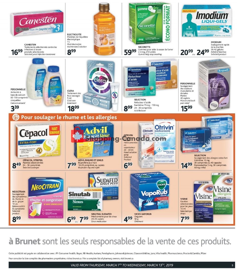 Brunet flyer from Thursday March 7, 2019 to Wednesday March 13, 2019 - page 5