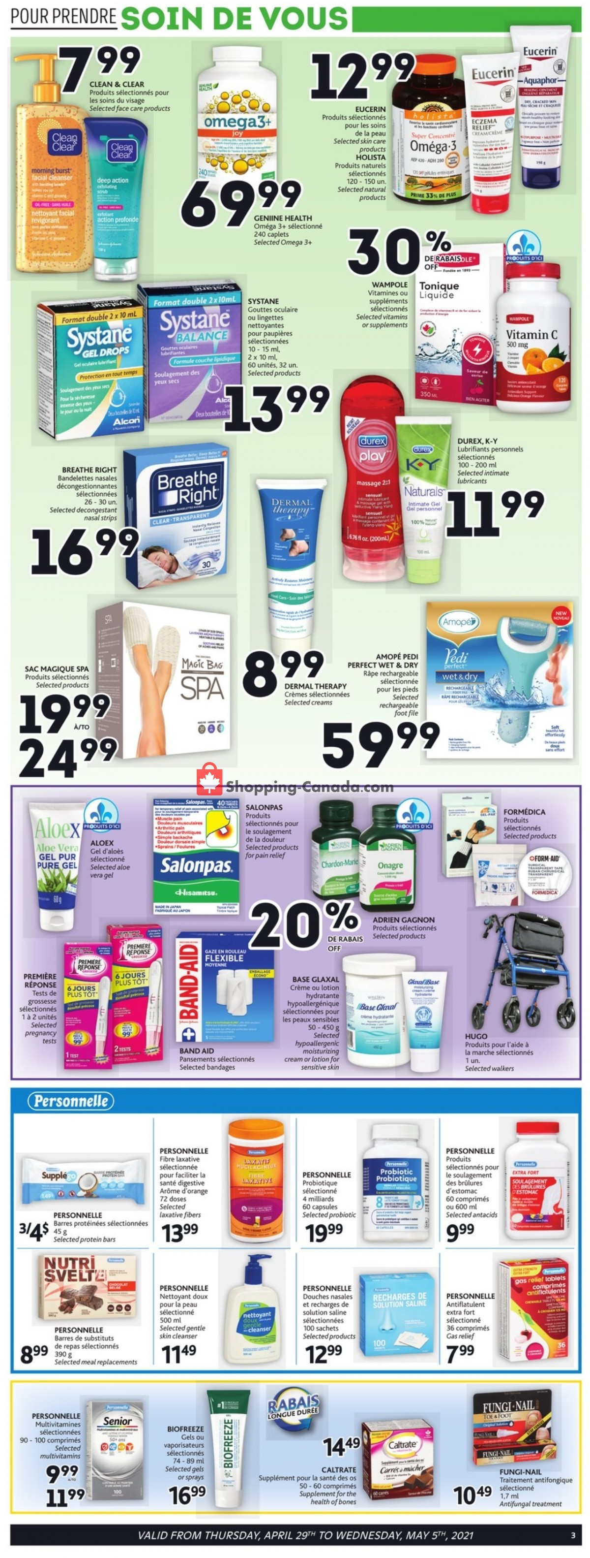 Brunet flyer from Thursday April 29, 2021 to Wednesday May 5, 2021 - page 4