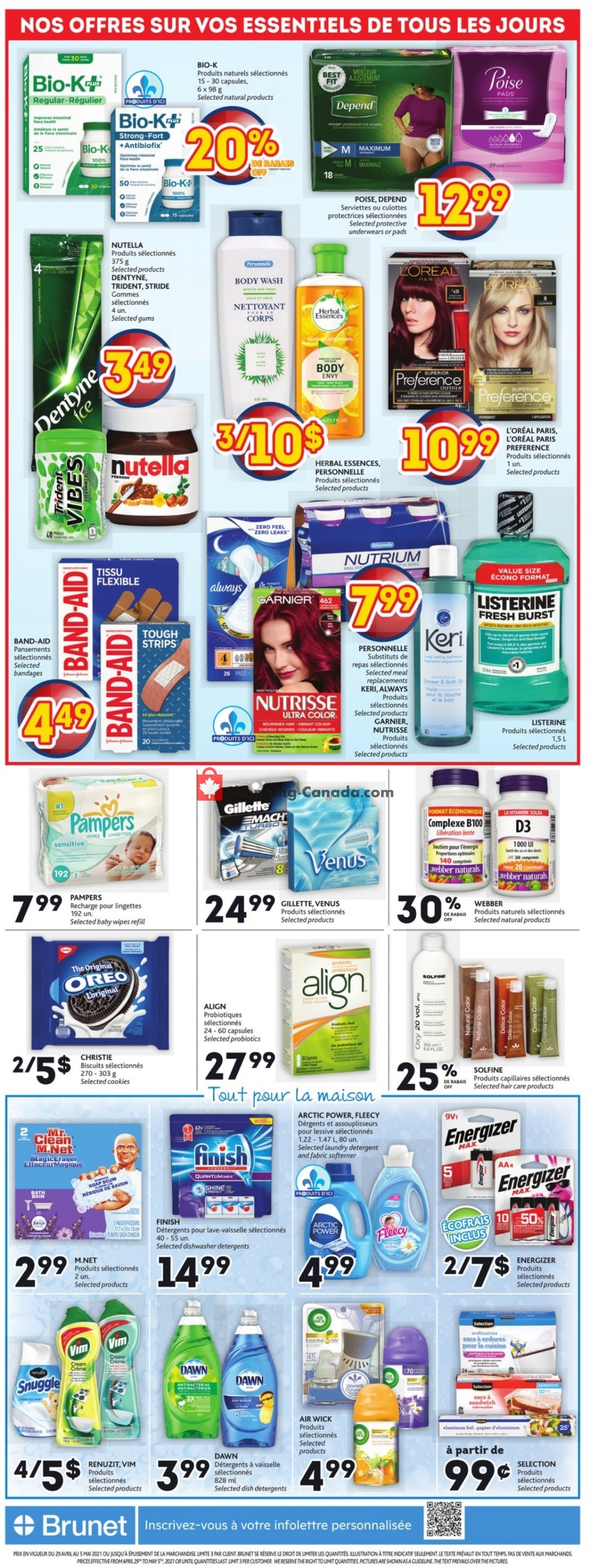 Brunet flyer from Thursday April 29, 2021 to Wednesday May 5, 2021 - page 9