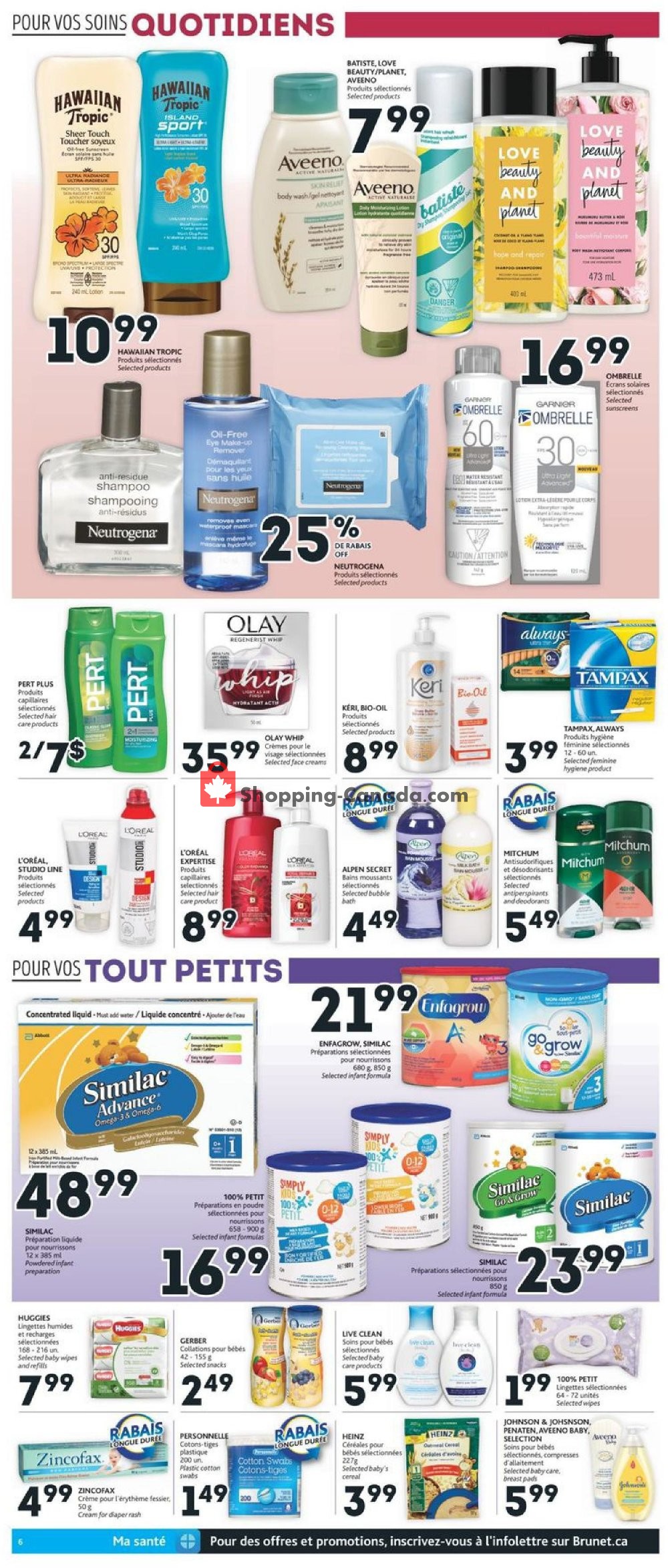 Brunet flyer from Thursday April 25, 2019 to Wednesday May 1, 2019 - page 6