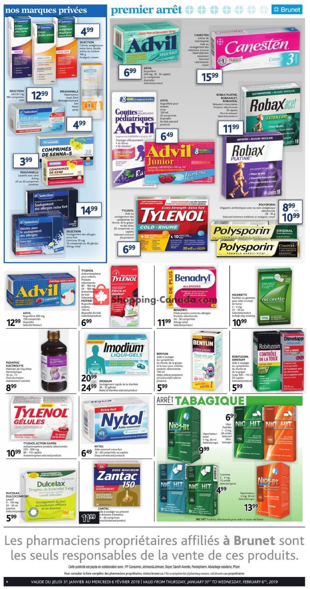 Brunet flyer from Thursday January 31, 2019 to Wednesday February 6, 2019 - page 3