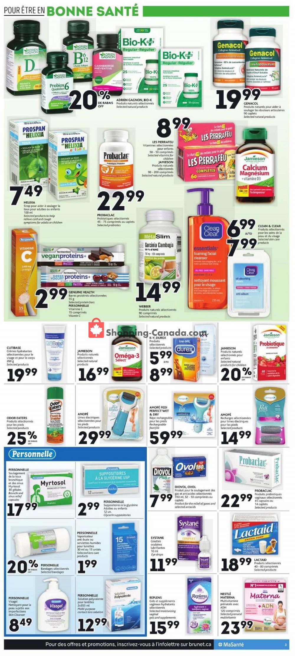 Brunet flyer from Thursday April 23, 2020 to Wednesday April 29, 2020 - page 3
