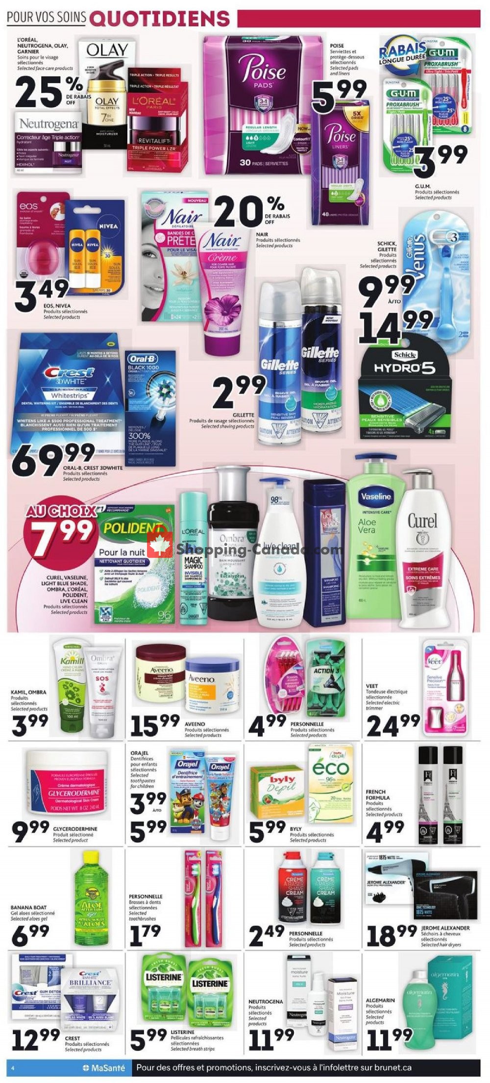 Brunet flyer from Thursday April 30, 2020 to Wednesday May 6, 2020 - page 4