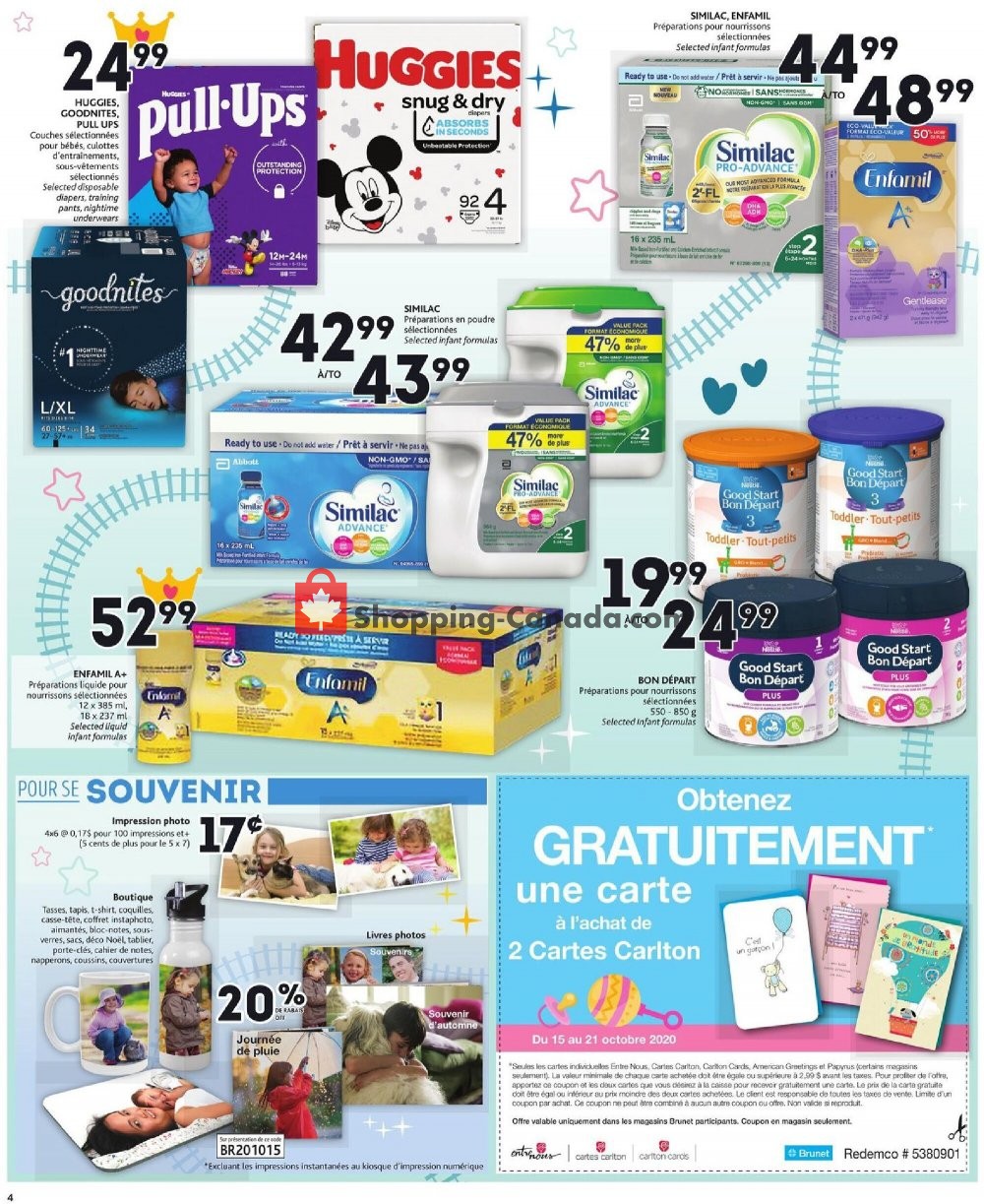 Brunet flyer from Thursday October 15, 2020 to Wednesday October 21, 2020 - page 4