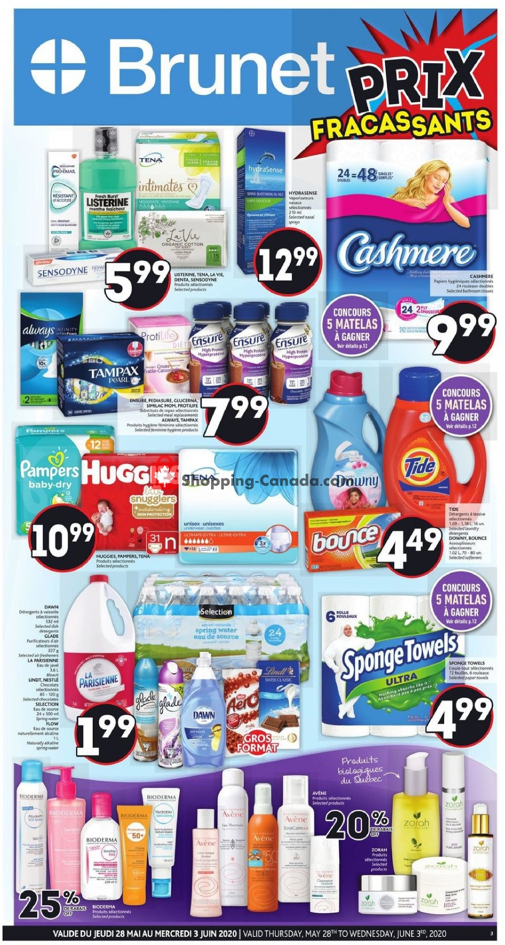 Brunet flyer from Thursday May 28, 2020 to Wednesday June 3, 2020 - page 1