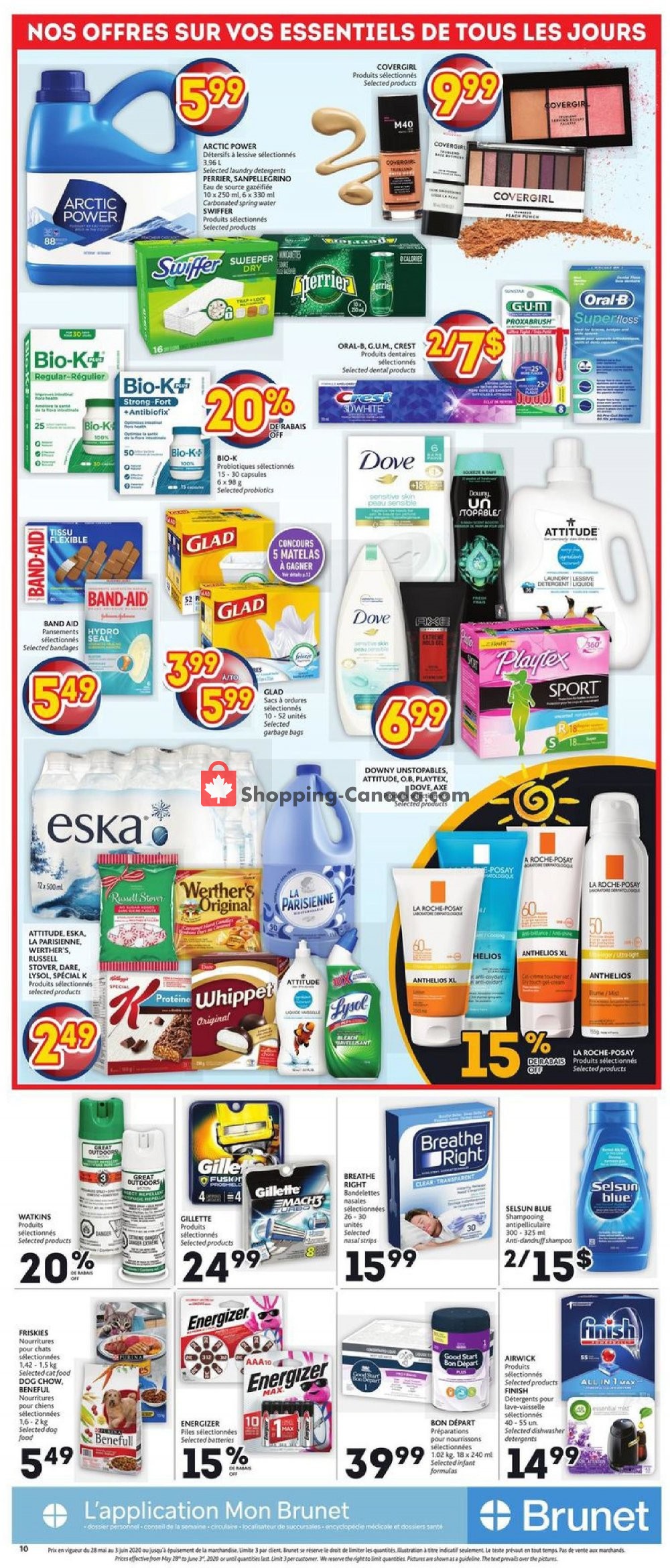 Brunet flyer from Thursday May 28, 2020 to Wednesday June 3, 2020 - page 10