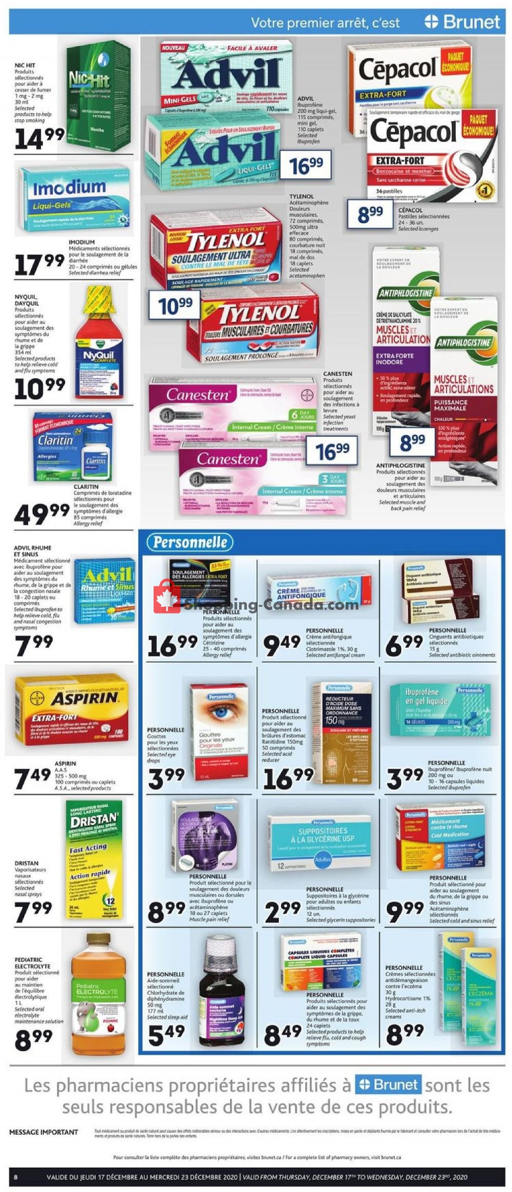 Brunet flyer from Thursday December 17, 2020 to Wednesday December 23, 2020 - page 10