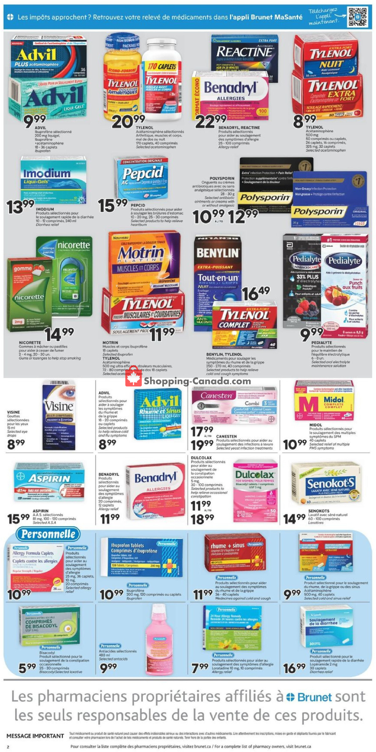 Brunet flyer from Thursday February 15, 2024 to Wednesday February 21, 2024 - page 4