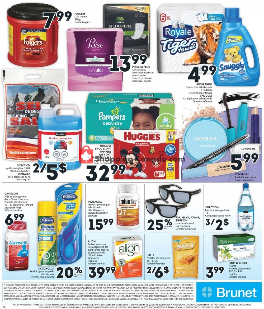 Brunet flyer from Thursday February 21, 2019 to Wednesday February 27, 2019 - page 14