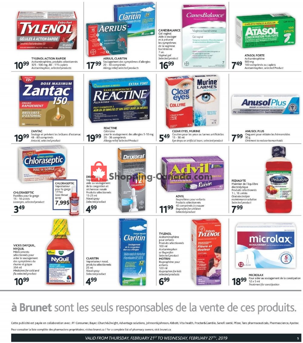 Brunet flyer from Thursday February 21, 2019 to Wednesday February 27, 2019 - page 5