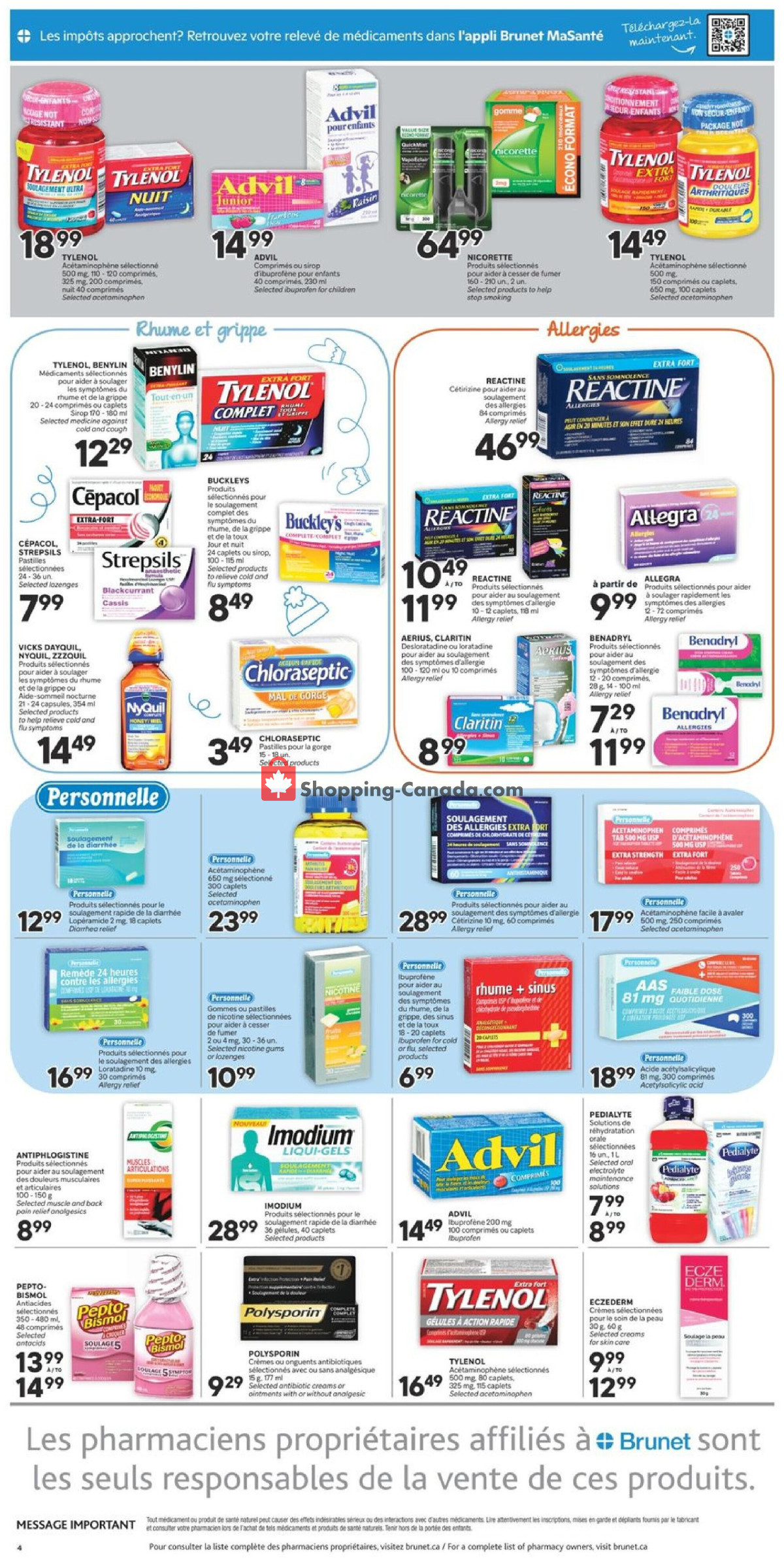 Brunet flyer from Thursday February 29, 2024 to Wednesday March 6, 2024 - page 4