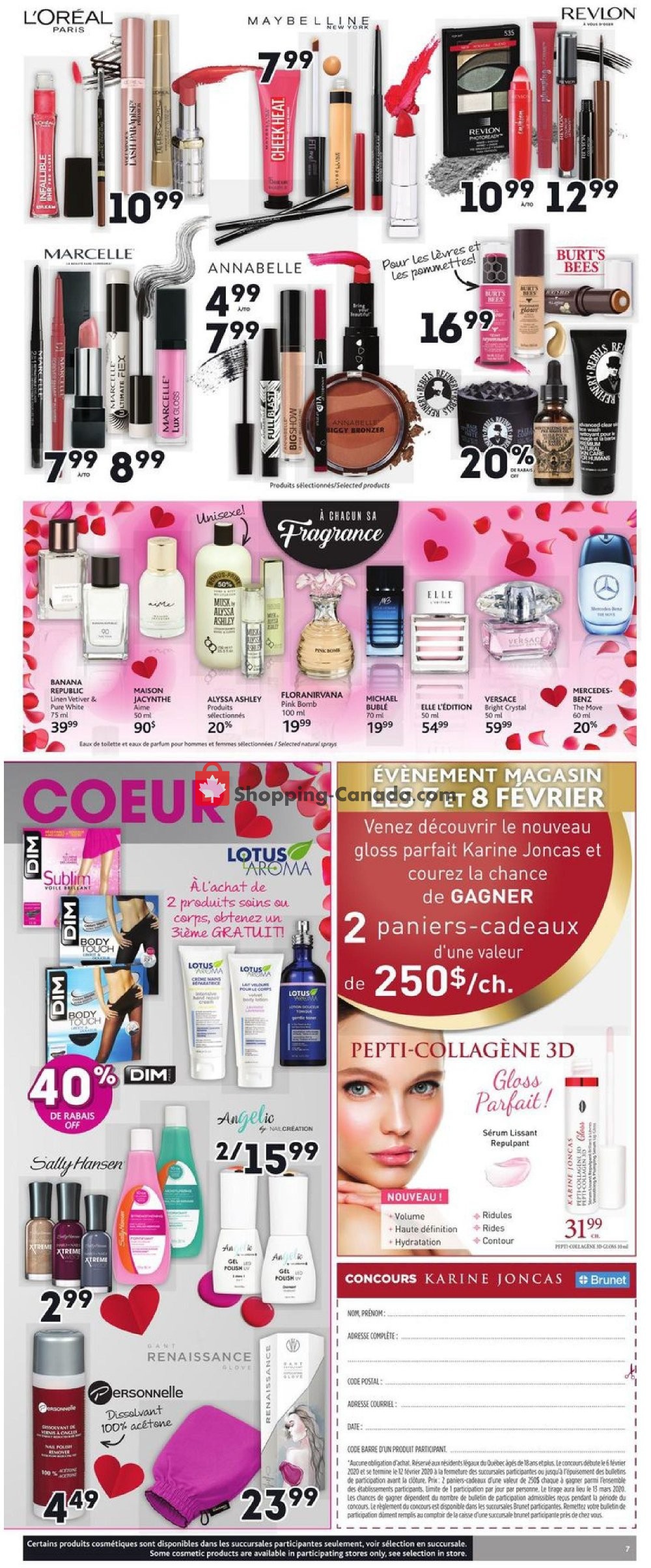 Brunet flyer from Thursday February 6, 2020 to Wednesday February 12, 2020 - page 7