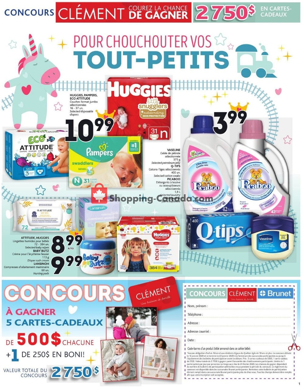 Brunet flyer from Thursday January 16, 2020 to Wednesday January 22, 2020 - page 1
