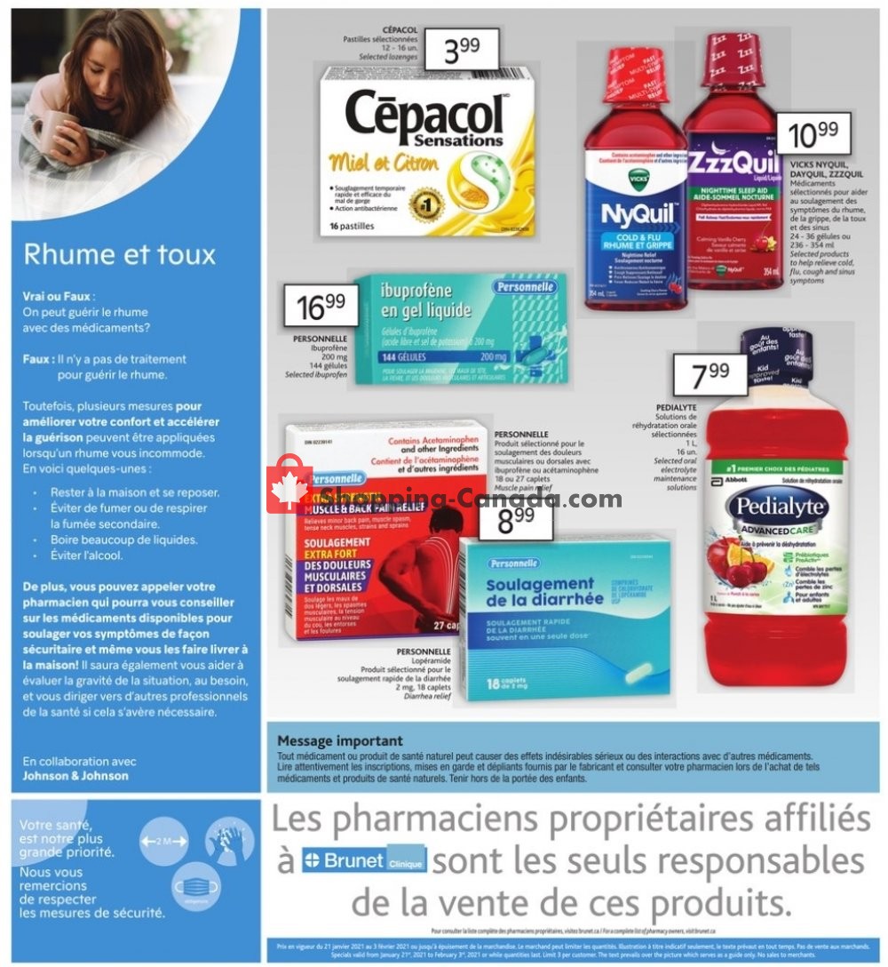 Brunet flyer from Thursday January 21, 2021 to Wednesday February 3, 2021 - page 4