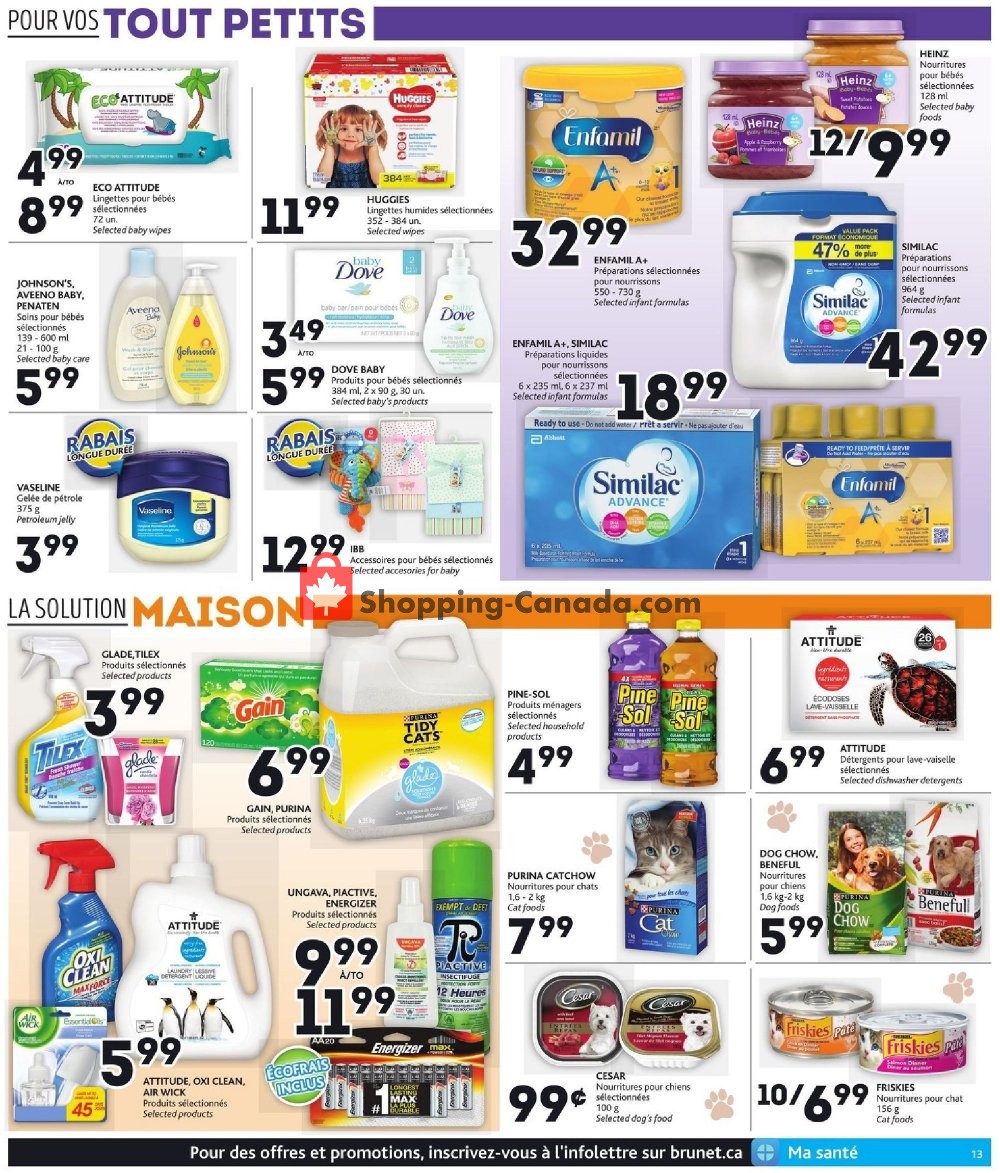 Brunet flyer from Thursday May 9, 2019 to Wednesday May 15, 2019 - page 13