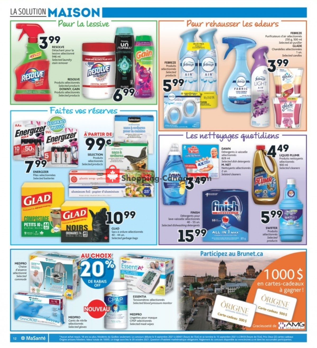 Brunet flyer from Thursday September 9, 2021 to Wednesday September 15, 2021 - page 12