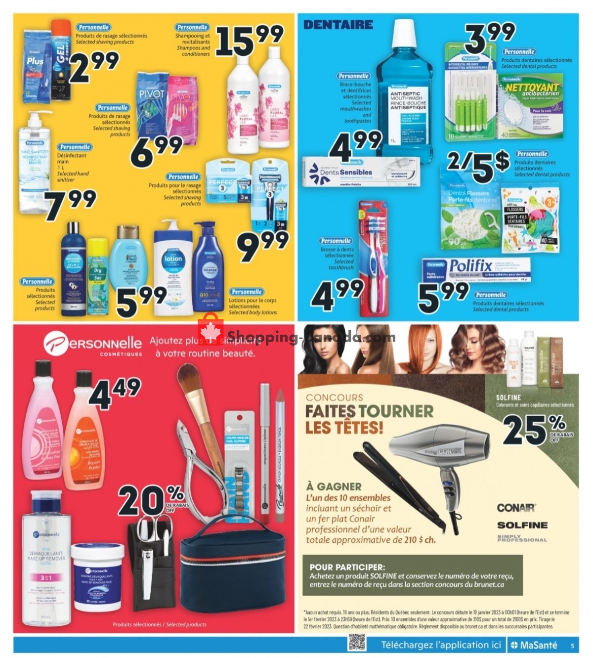 Brunet flyer from Thursday January 19, 2023 to Wednesday February 1, 2023 - page 5