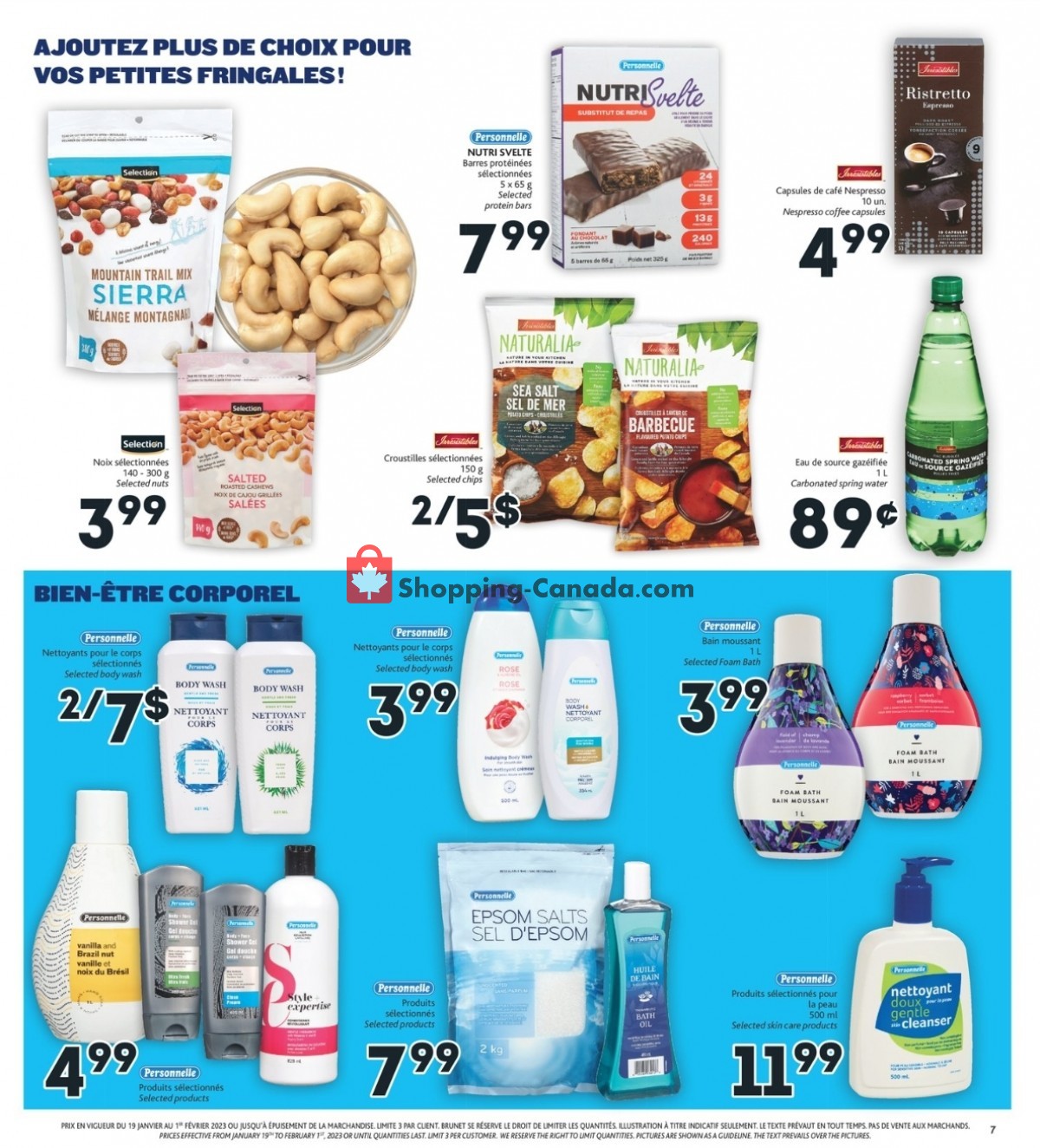 Brunet flyer from Thursday January 19, 2023 to Wednesday February 1, 2023 - page 7