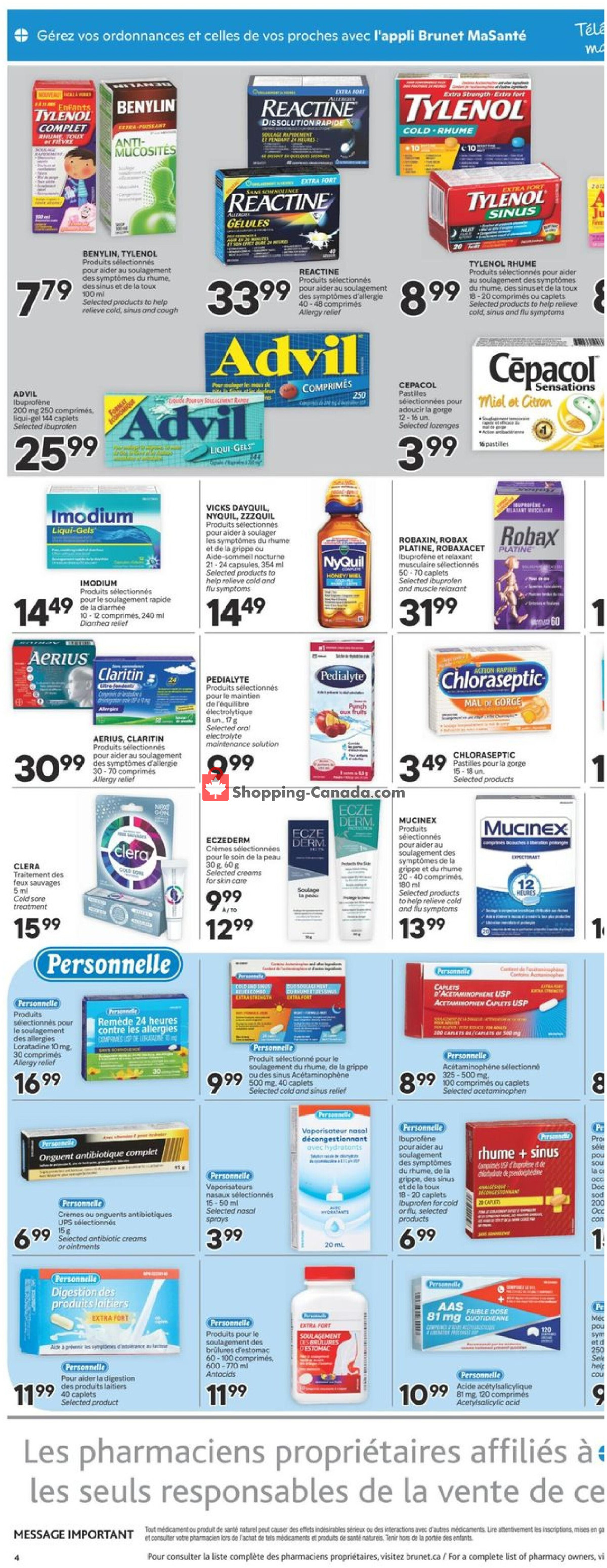 Brunet flyer from Thursday April 4, 2024 to Wednesday April 10, 2024 - page 3