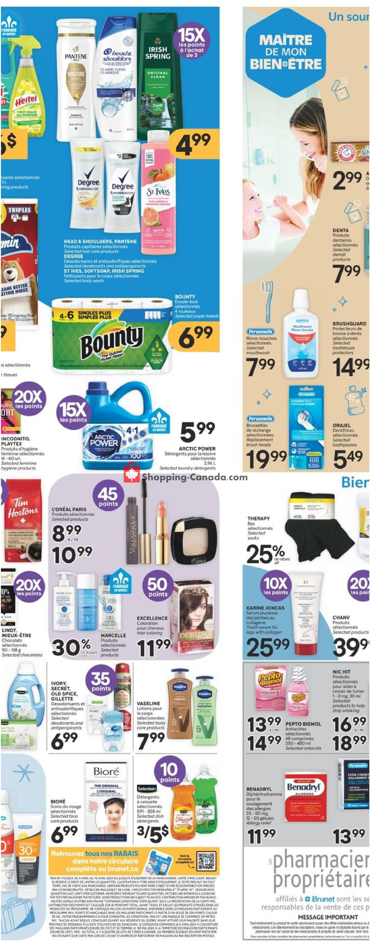 Brunet flyer from Thursday April 4, 2024 to Wednesday April 10, 2024 - page 8