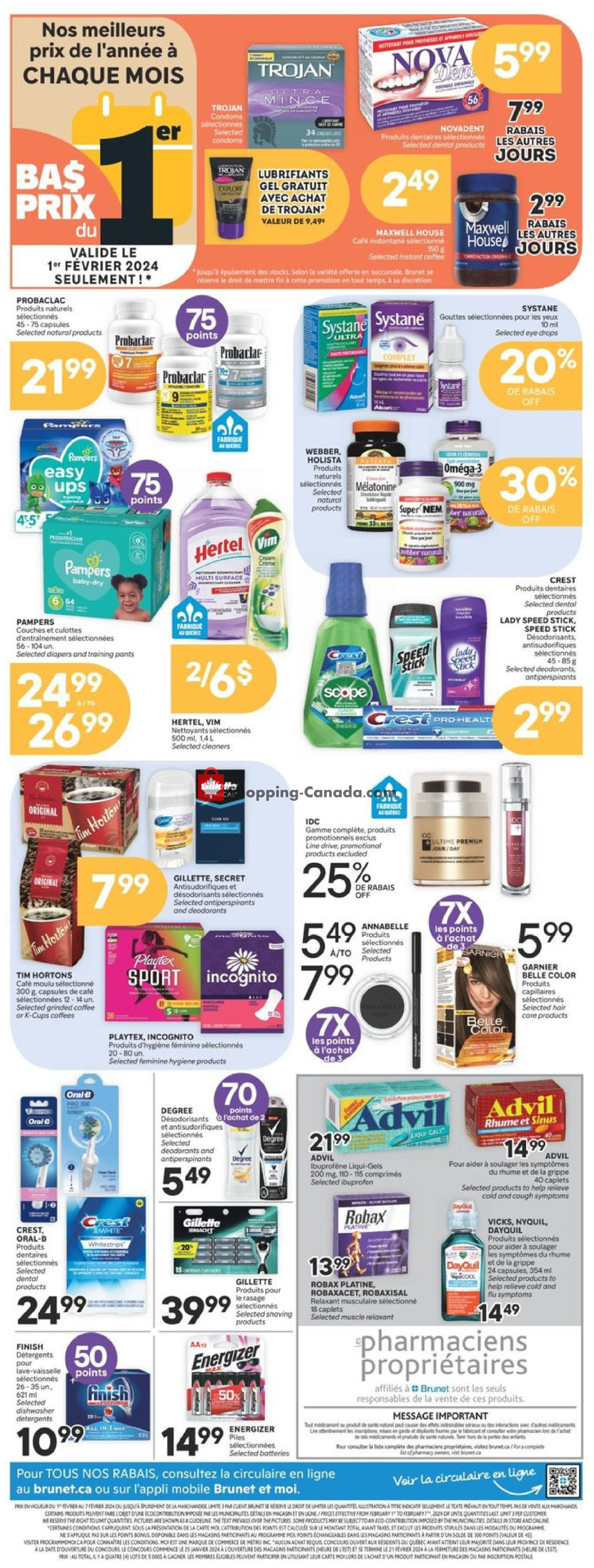 Brunet flyer from Thursday February 1, 2024 to Wednesday February 7, 2024 - page 11