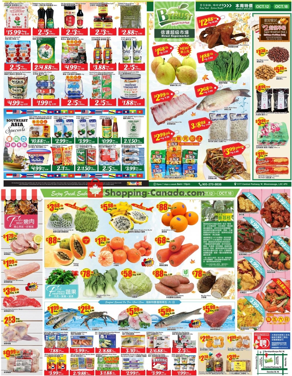 Btrust Supermarket flyer from Friday October 12, 2018 to Thursday October 18, 2018 - page 1
