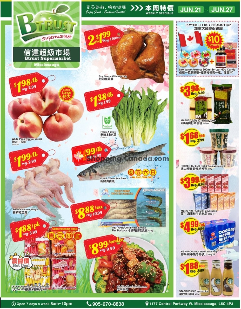 Btrust Supermarket flyer from Friday June 21, 2019 to Thursday June 27, 2019 - page 1