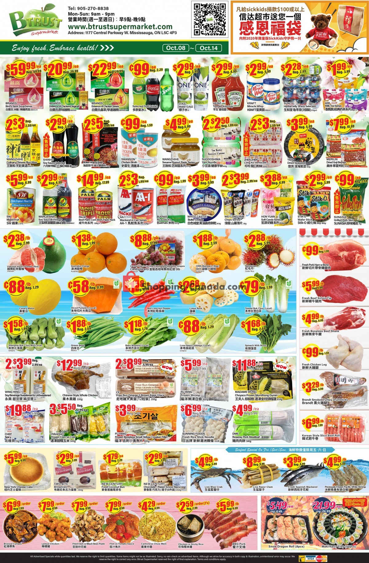 Btrust Supermarket flyer from Friday October 8, 2021 to Thursday October 14, 2021 - page 1