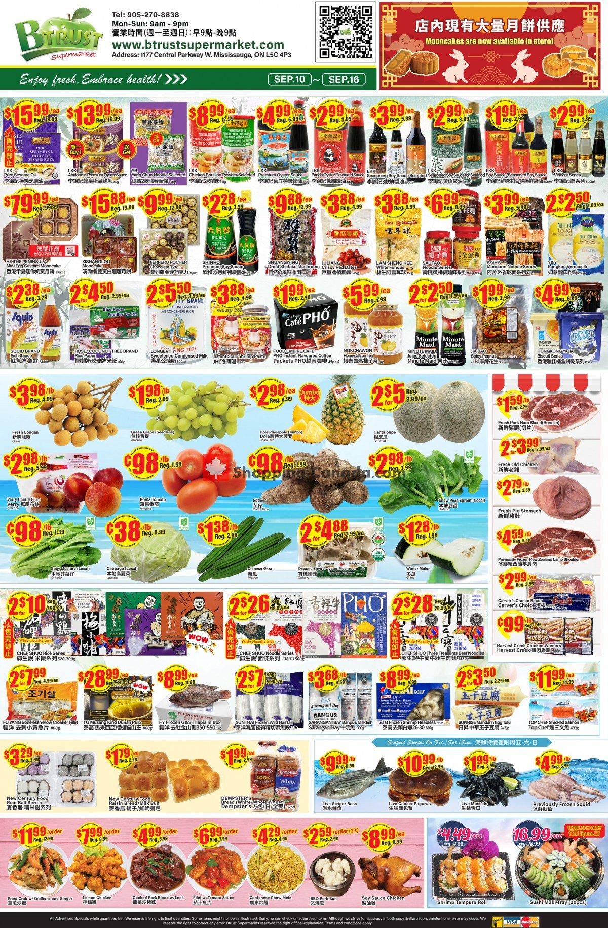 Btrust Supermarket flyer from Friday September 10, 2021 to Thursday September 16, 2021 - page 1