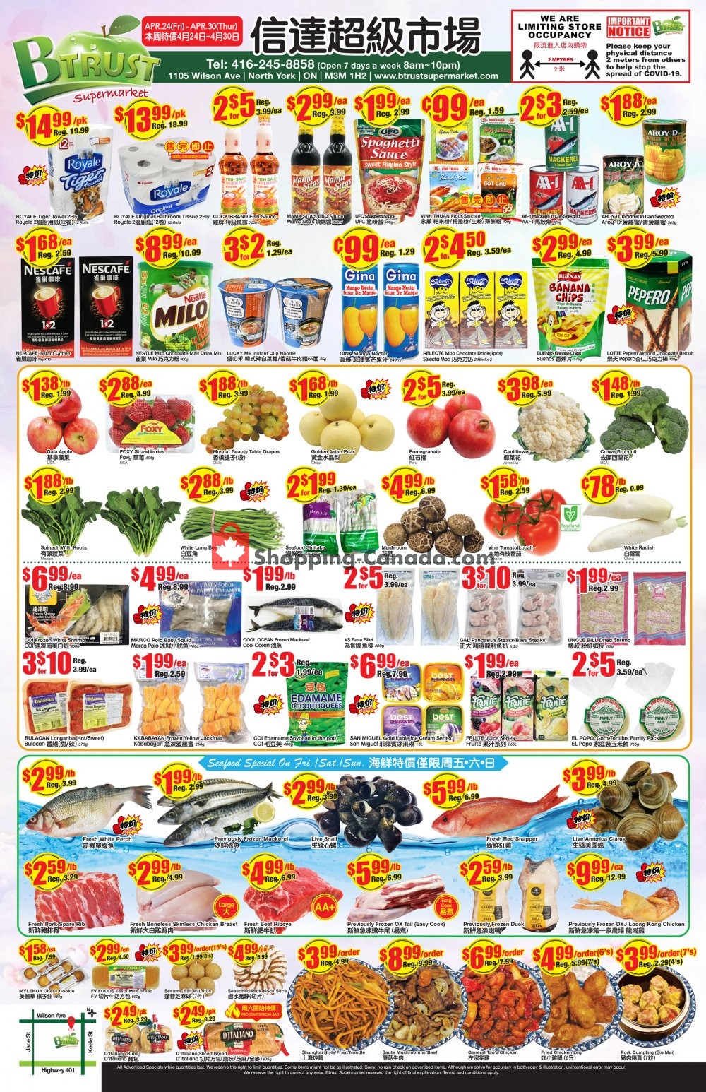 Btrust Supermarket flyer from Friday April 24, 2020 to Thursday April 30, 2020 - page 1