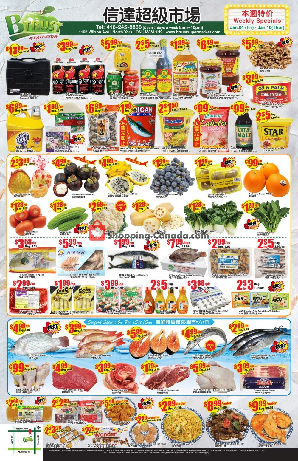 Btrust Supermarket flyer from Friday January 4, 2019 to Thursday January 10, 2019 - page 1