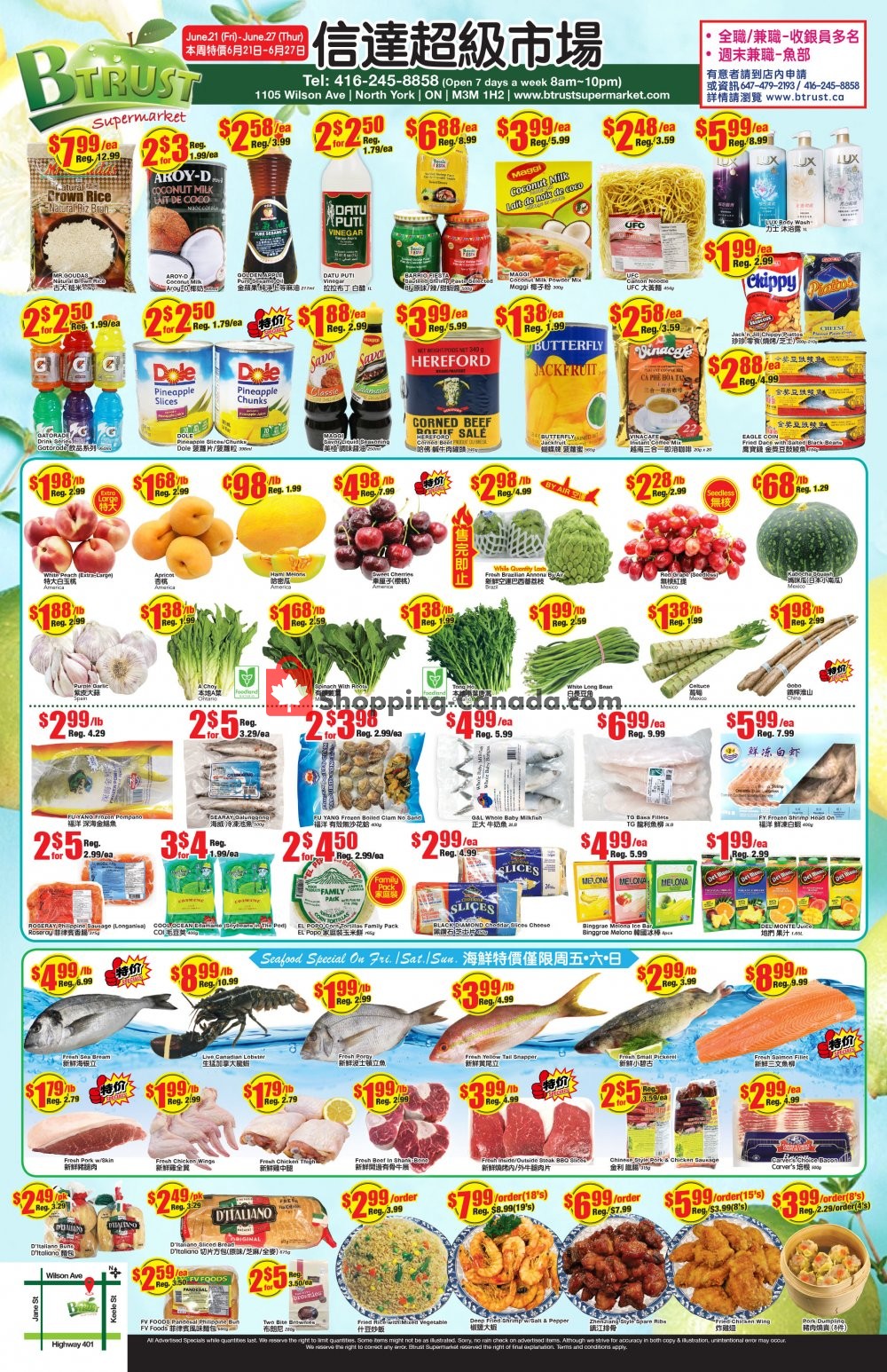 Btrust Supermarket flyer from Friday June 21, 2019 to Thursday June 27, 2019 - page 1
