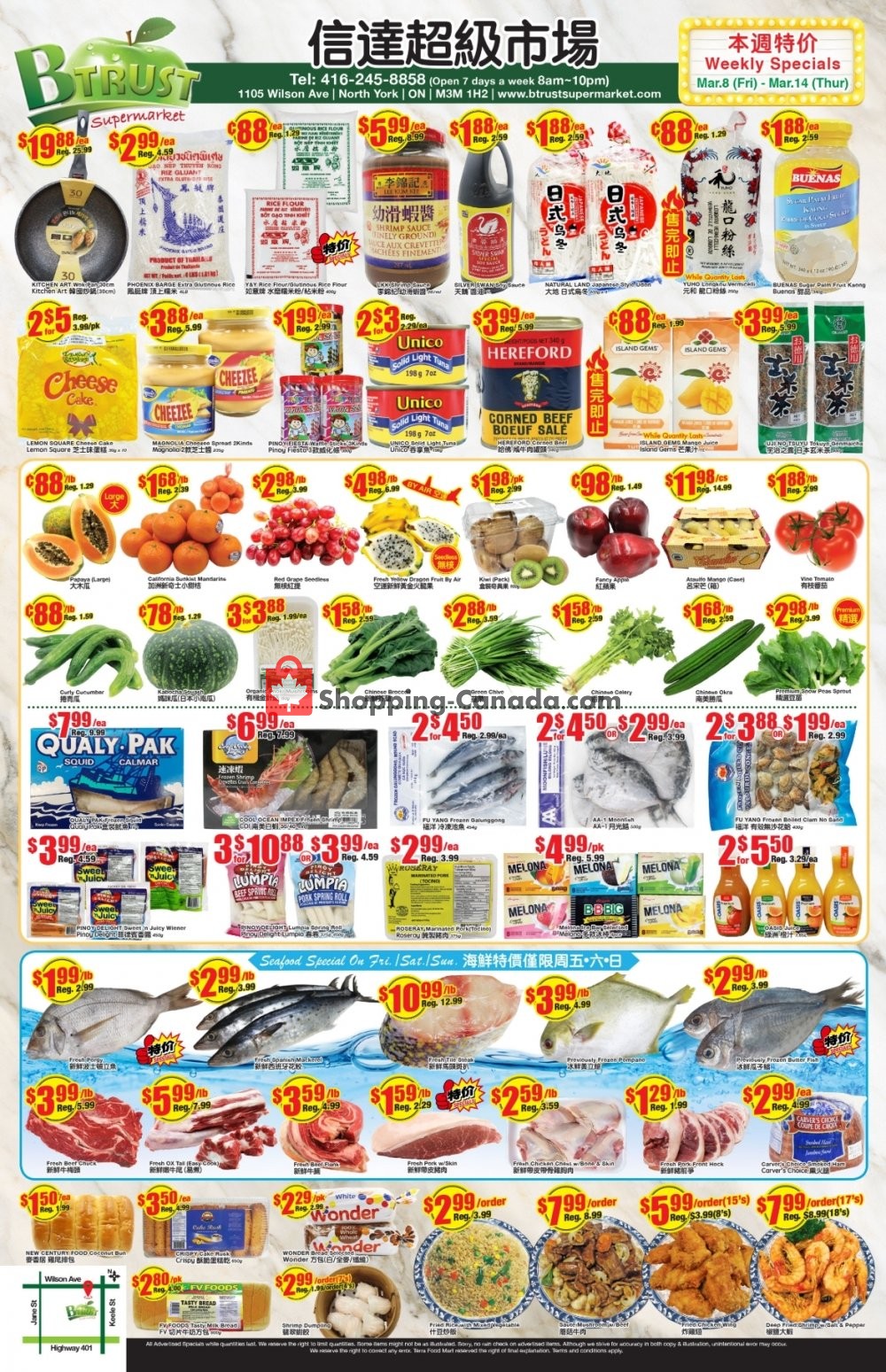 Btrust Supermarket flyer from Friday March 8, 2019 to Thursday March 14, 2019 - page 1