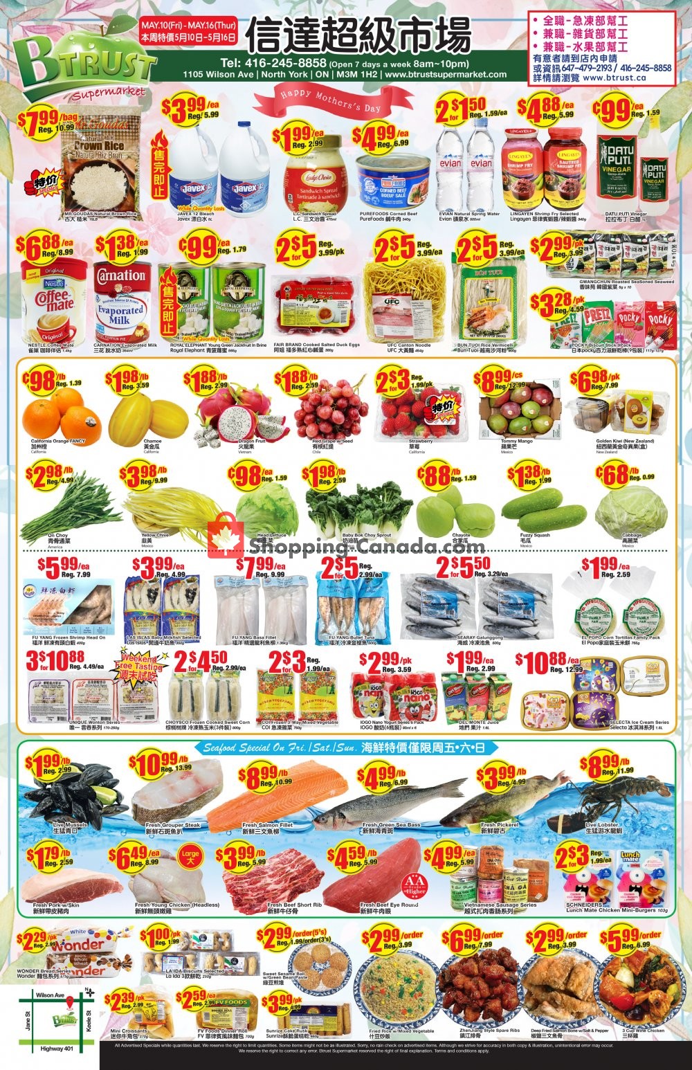 Btrust Supermarket flyer from Friday May 10, 2019 to Thursday May 16, 2019 - page 1