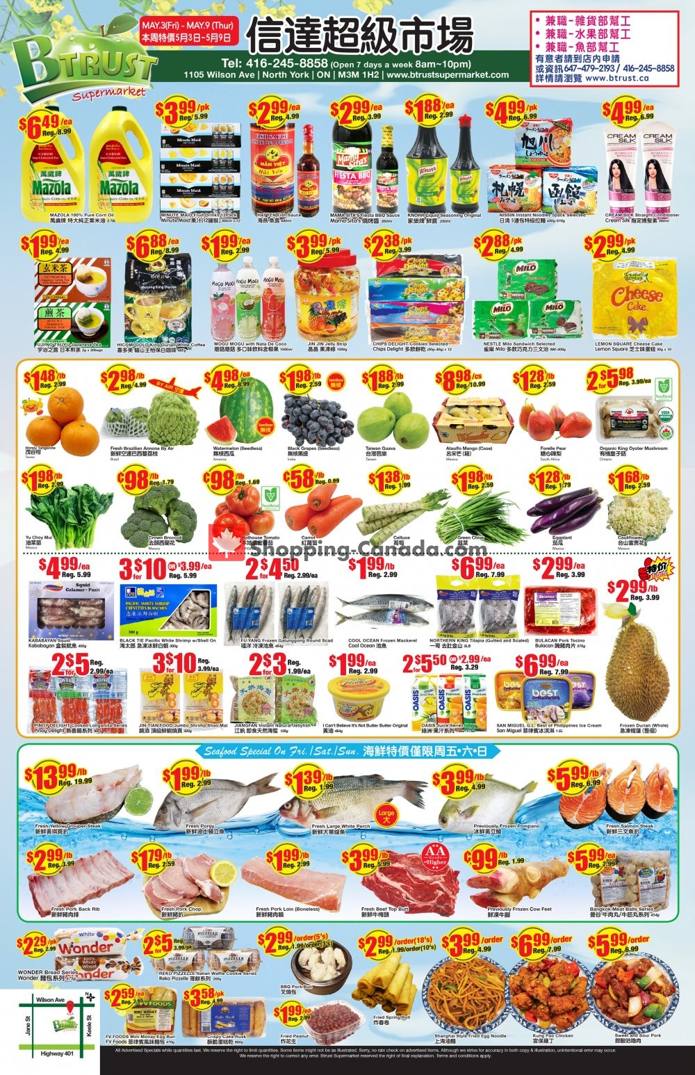 Btrust Supermarket flyer from Friday May 3, 2019 to Thursday May 9, 2019 - page 1