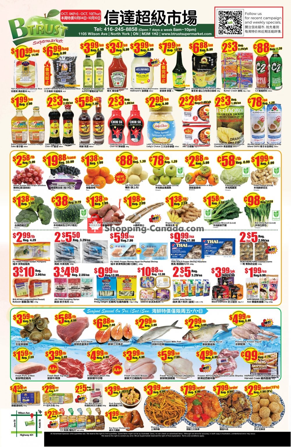 Btrust Supermarket flyer from Friday October 4, 2019 to Thursday October 10, 2019 - page 1
