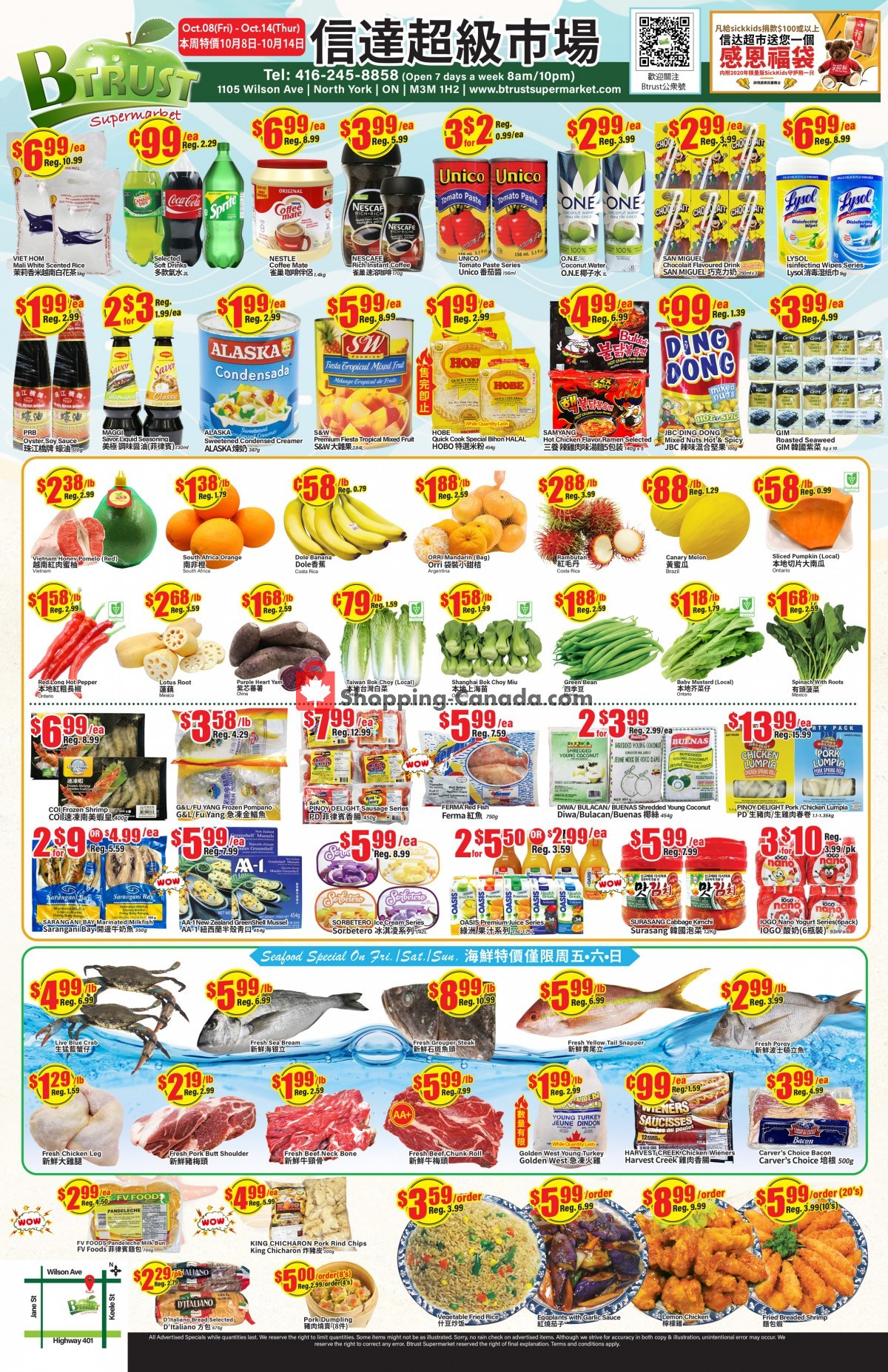 Btrust Supermarket flyer from Friday October 8, 2021 to Thursday October 14, 2021 - page 1