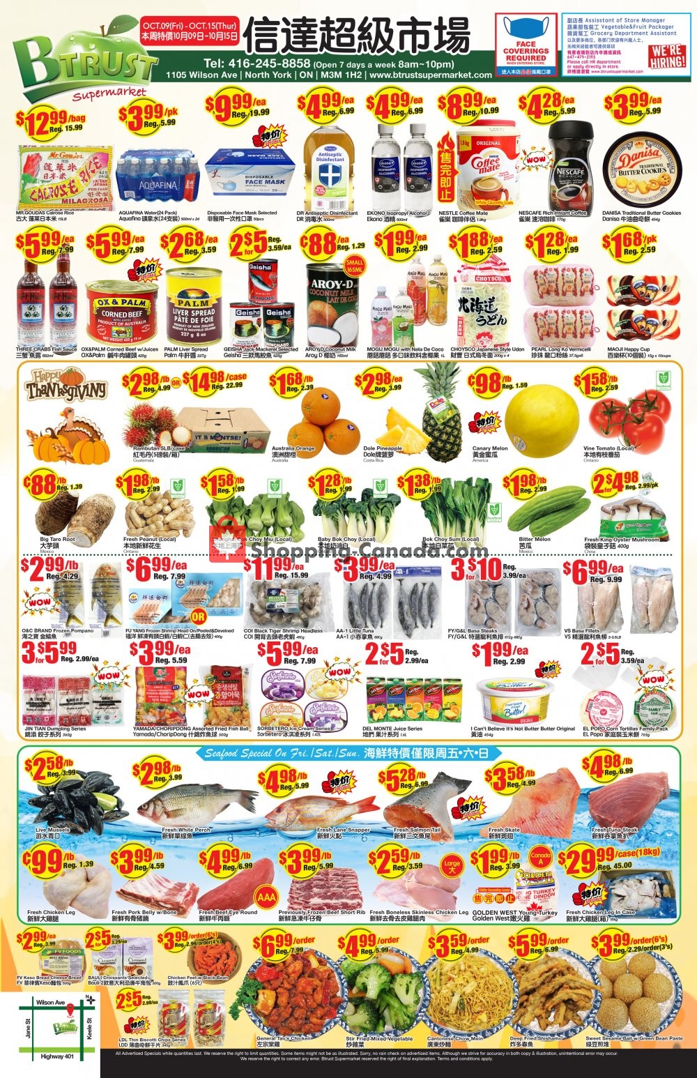 Btrust Supermarket flyer from Friday October 9, 2020 to Thursday October 15, 2020 - page 1