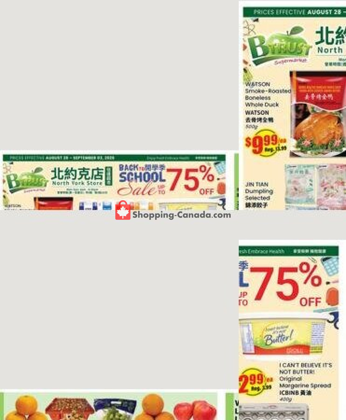 Btrust Supermarket flyer from Friday August 28, 2026 to Thursday September 3, 2026 - page 1
