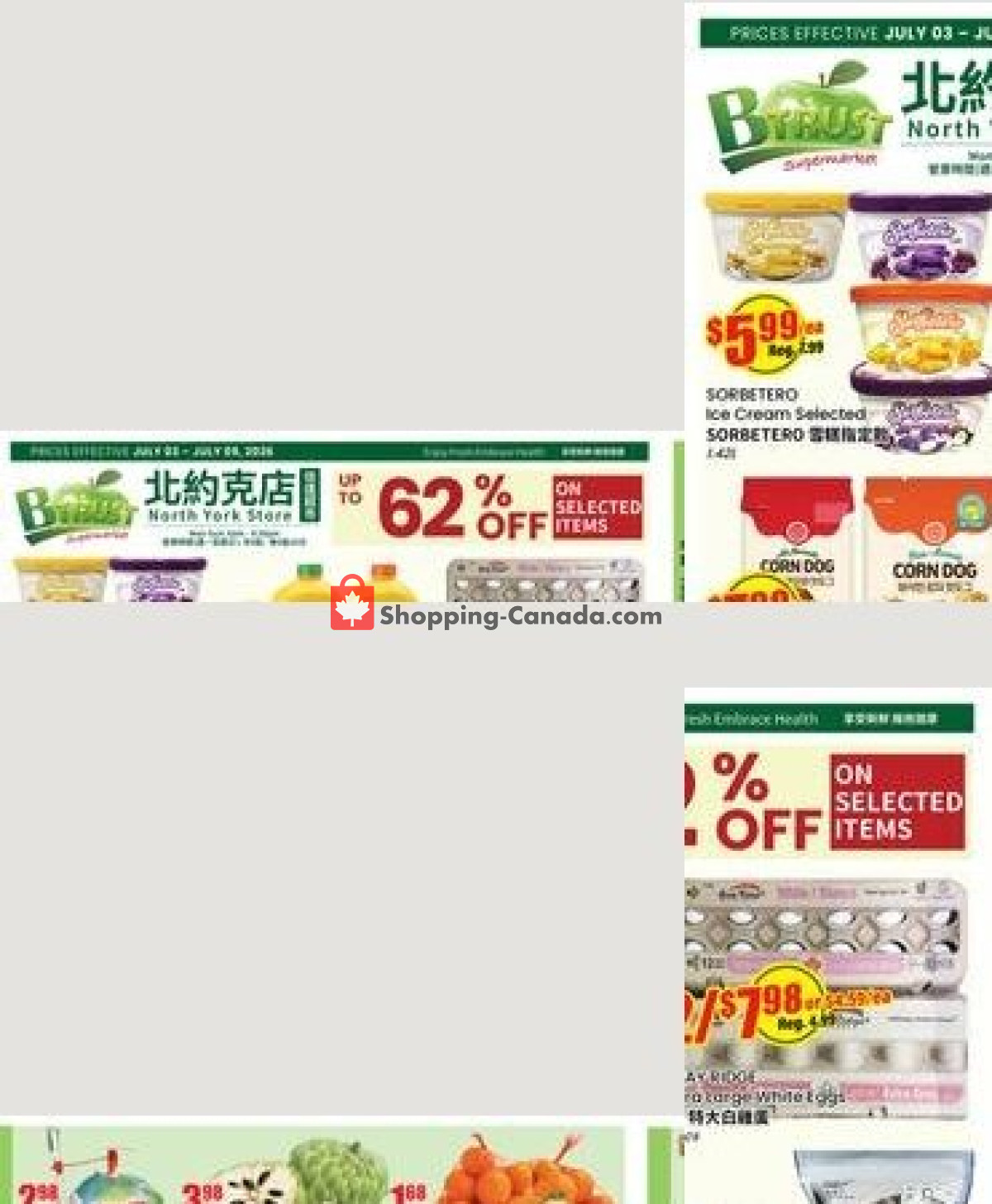 Btrust Supermarket flyer from Friday July 3, 2026 to Thursday July 9, 2026 - page 1