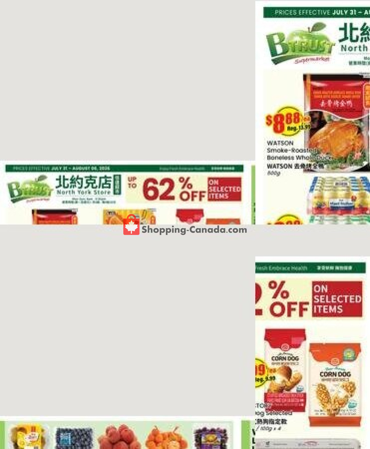 Btrust Supermarket flyer from Friday July 31, 2026 to Thursday August 6, 2026 - page 1