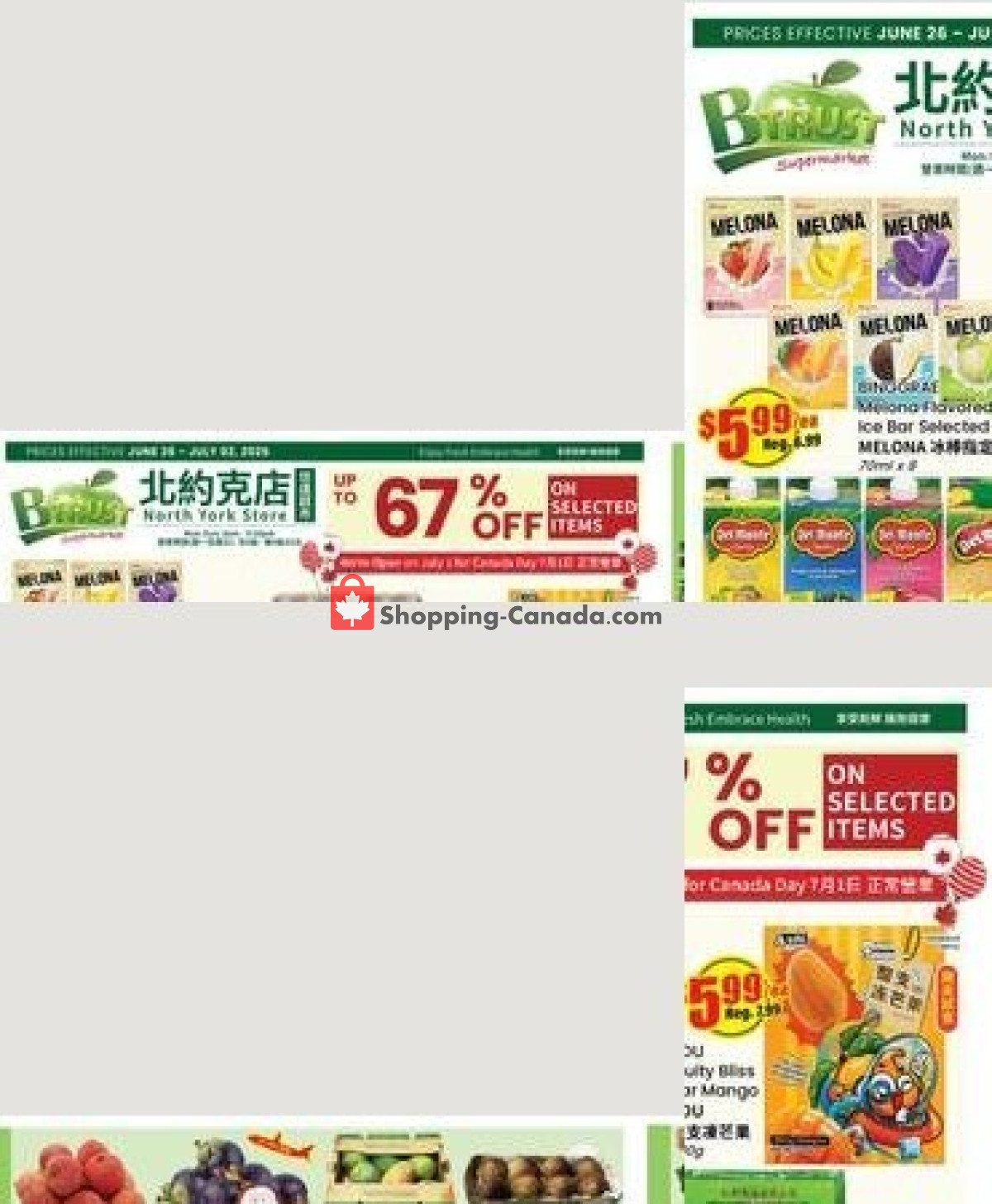 Btrust Supermarket flyer from Friday June 26, 2026 to Thursday July 2, 2026 - page 1