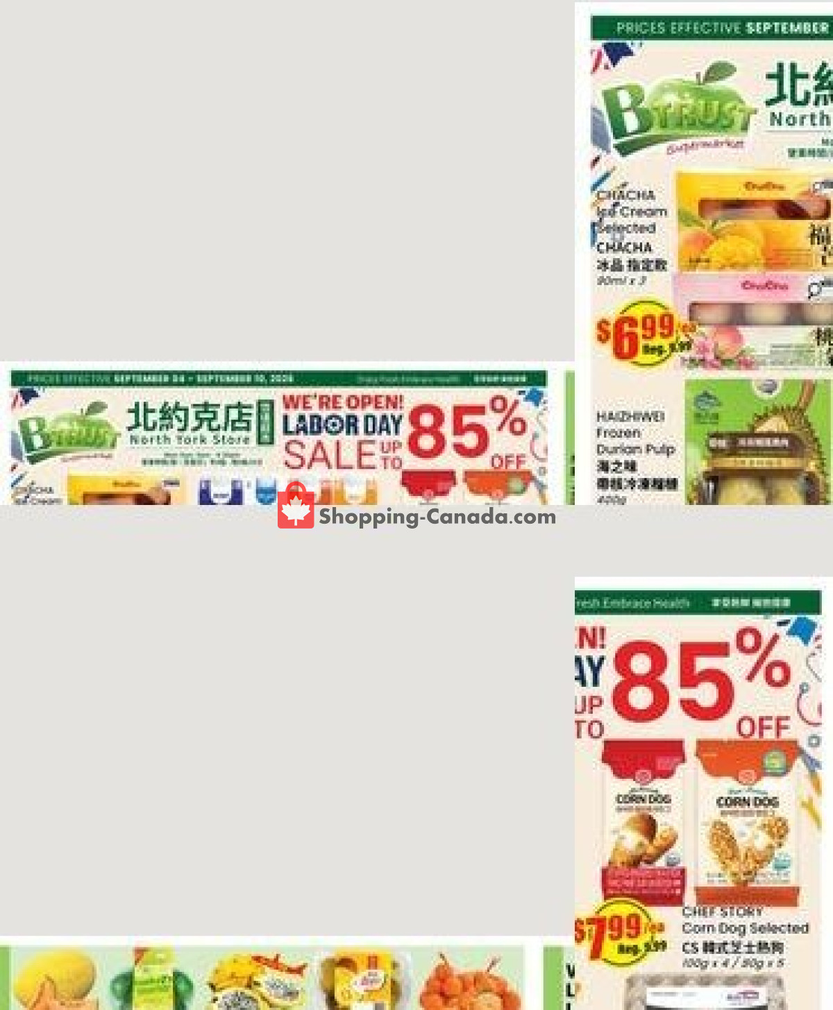Btrust Supermarket flyer from Friday September 4, 2026 to Thursday September 10, 2026 - page 1