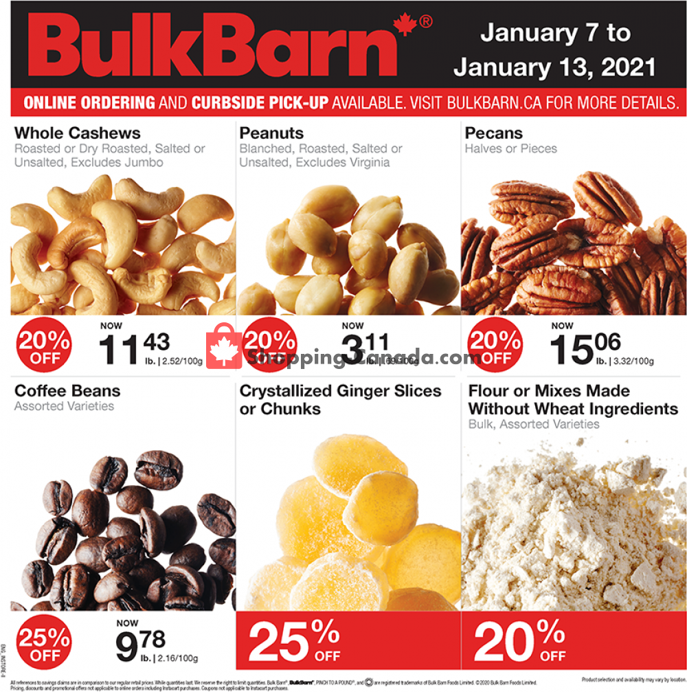 Bulk Barn flyer from Thursday January 7, 2021 to Wednesday January 13, 2021 - page 1