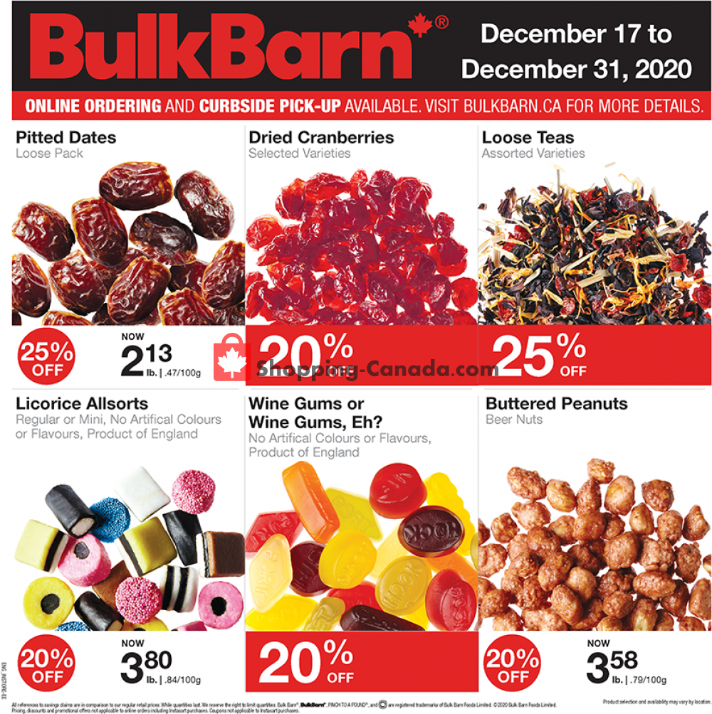 Bulk Barn Canada, flyer (Special Offer) December 17 December 31