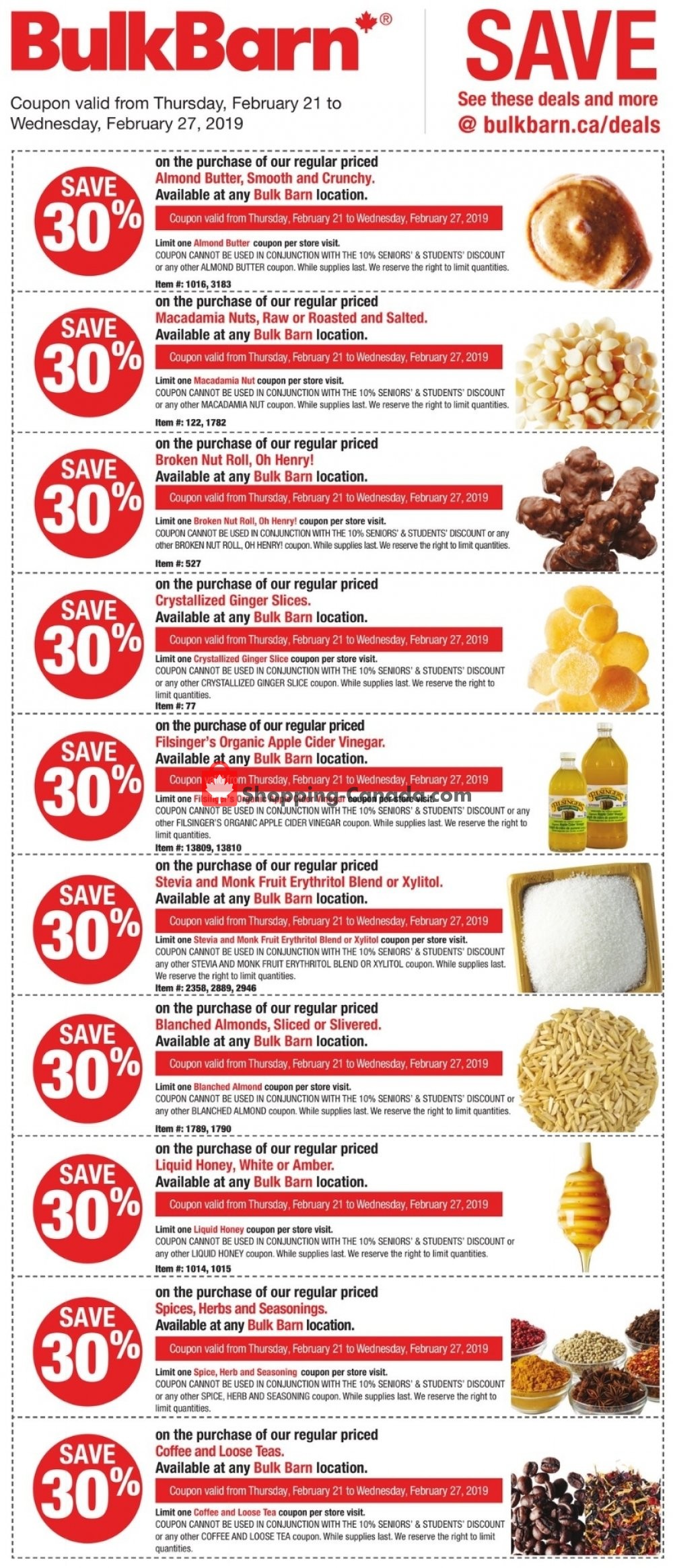 Bulk Barn flyer from Thursday February 21, 2019 to Wednesday February 27, 2019 - page 2