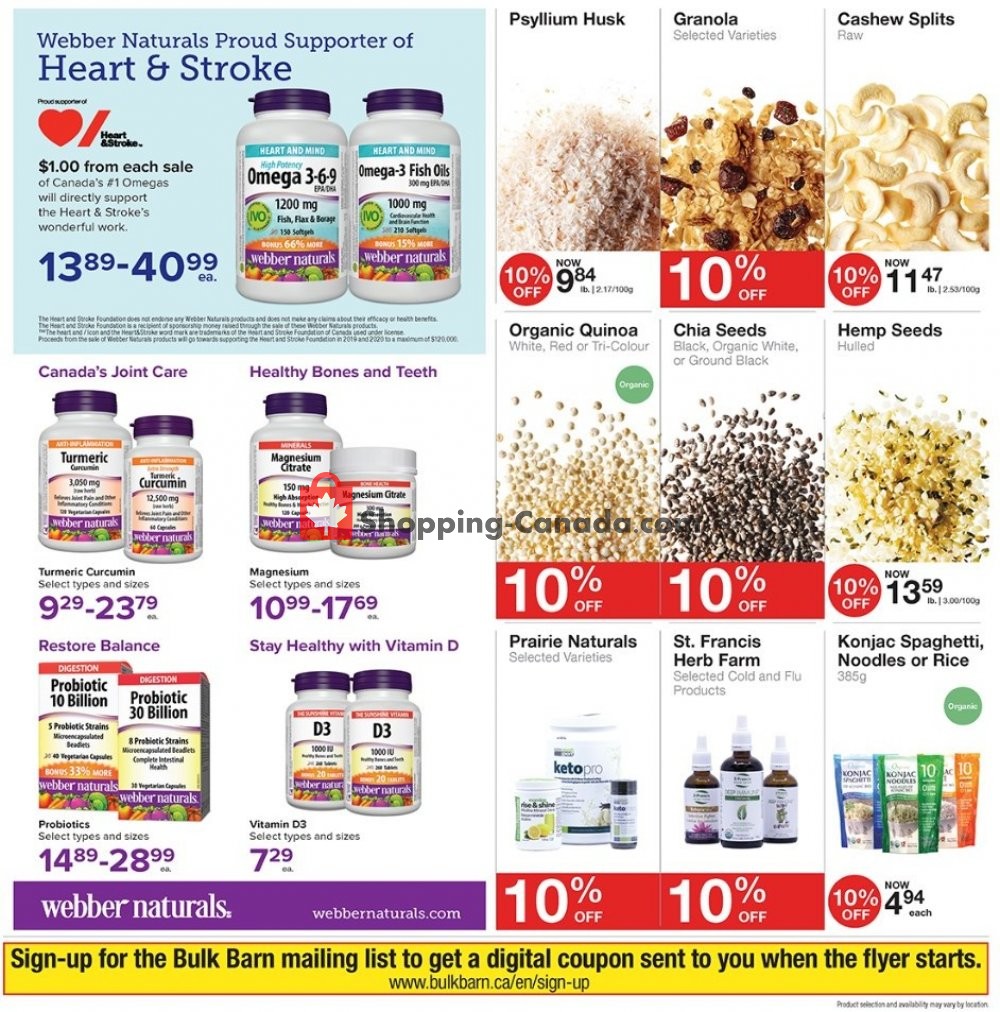 Bulk Barn flyer from Thursday October 10, 2019 to Wednesday October 23, 2019 - page 2