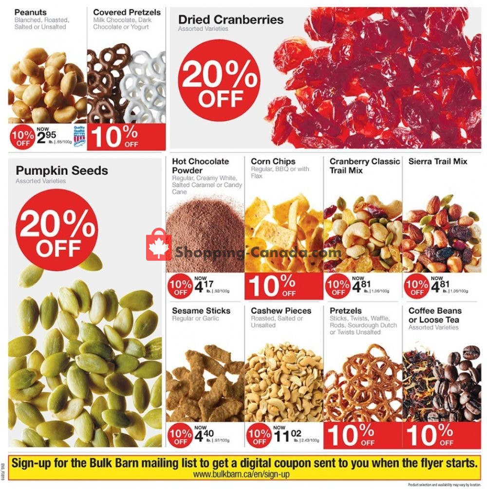 Bulk Barn flyer from Thursday October 10, 2019 to Wednesday October 23, 2019 - page 4